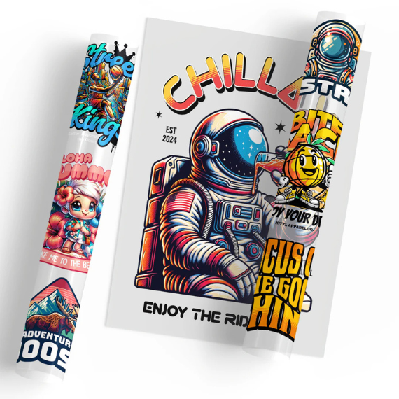 420mm × 297mm (A3) UV DTF Textured Sticker Printing